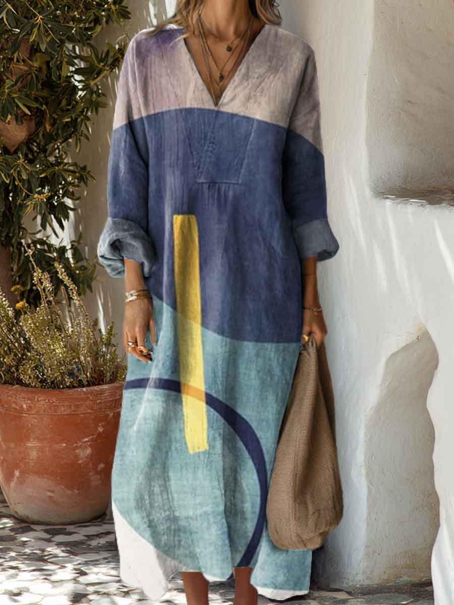 Billie | Abstract Flow Dress