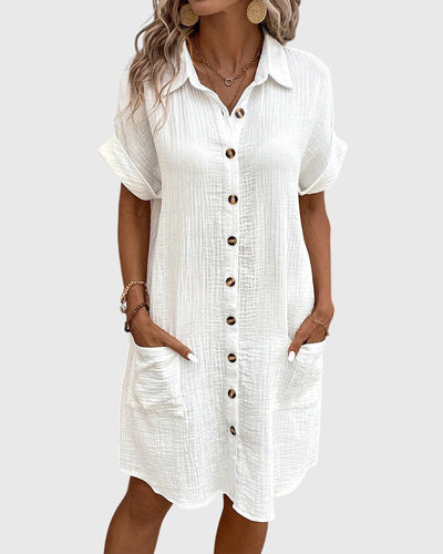 Hazel | Button-Down Casual Dress