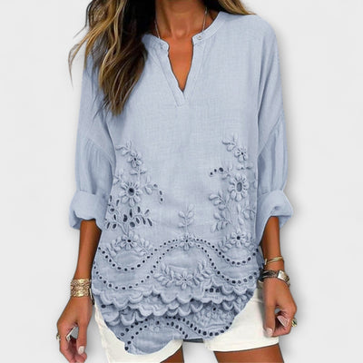 Adelaide | Embroidered Lace Blouse