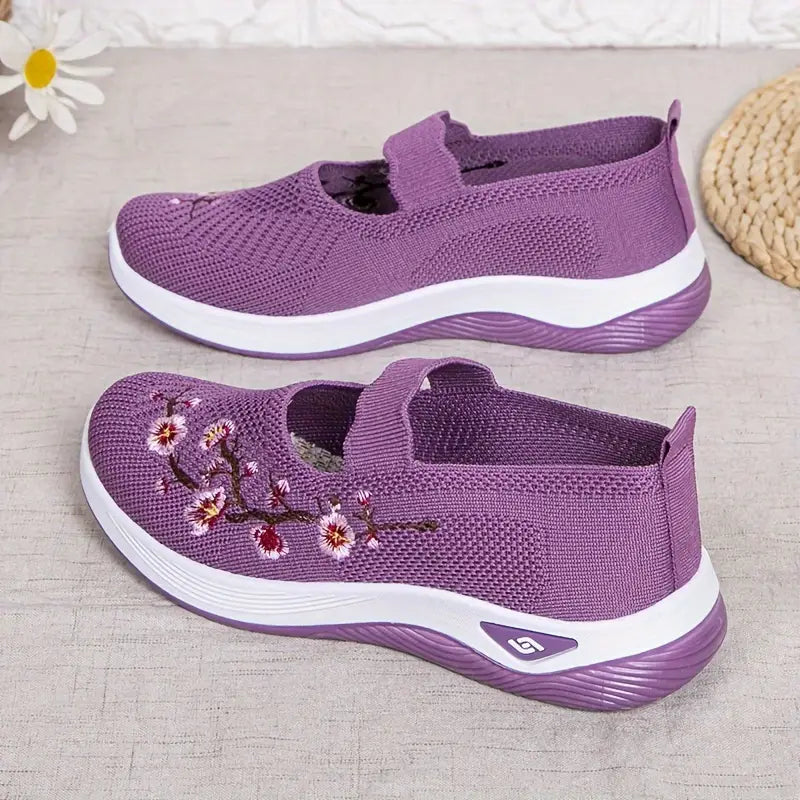 Paisley | Embroidered Comfort Sneaker