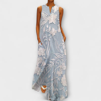 Ayla | Ivory Lace Maxi Dress