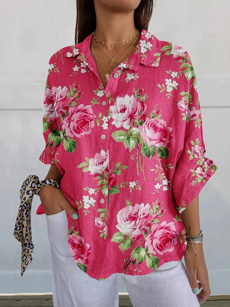 Bailey | Rose Print Blouse