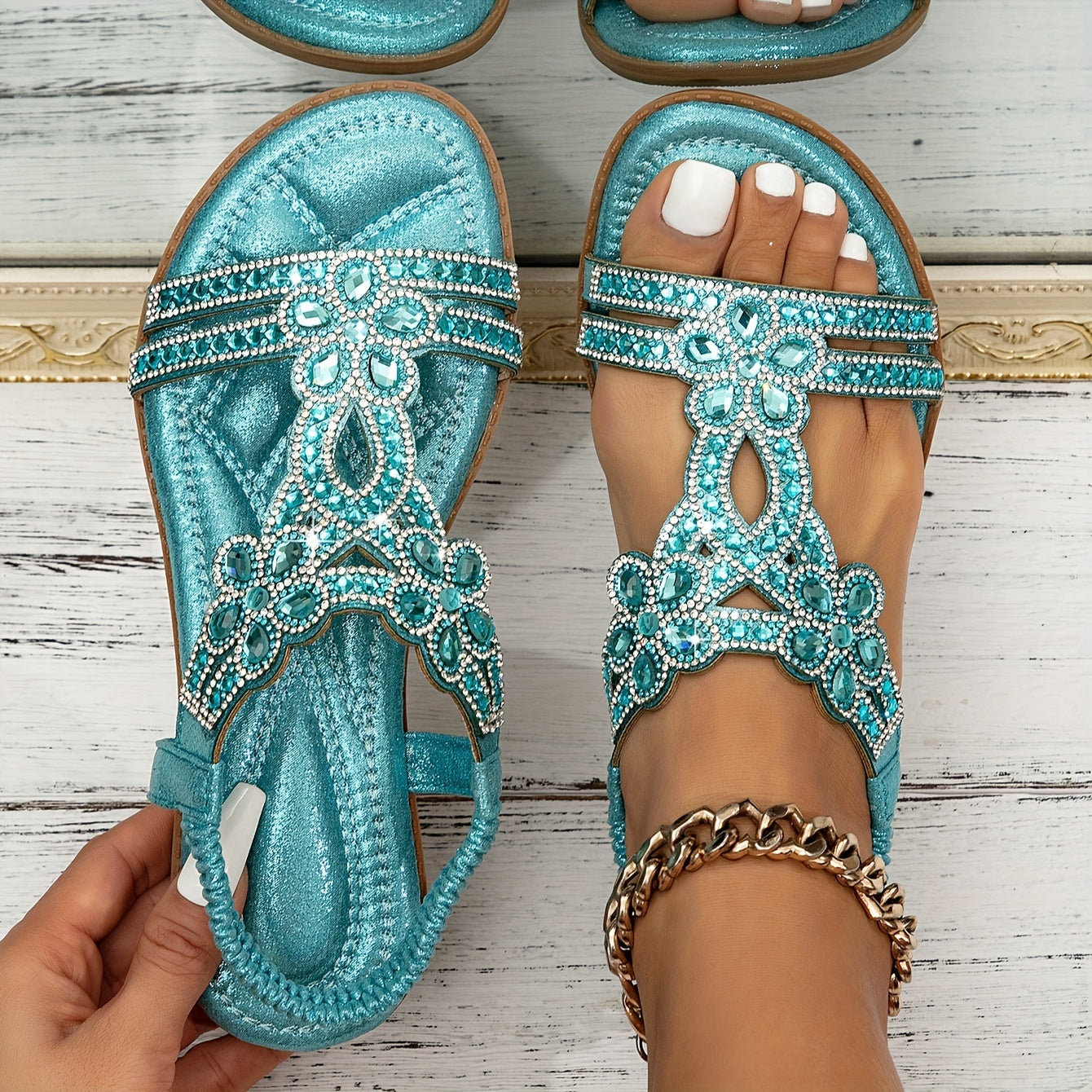 Lacey | Sparkling Jewel Sandal
