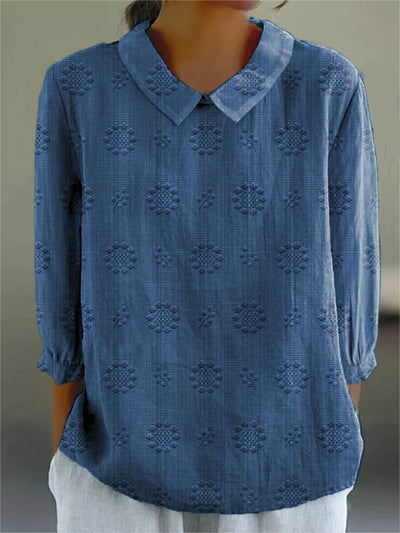 Julia | Floral Embroidery Blouse
