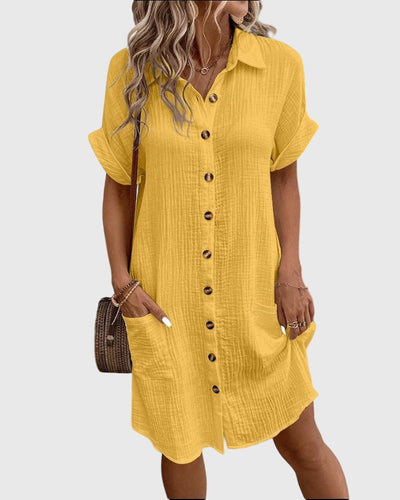 Hazel | Button-Down Casual Dress