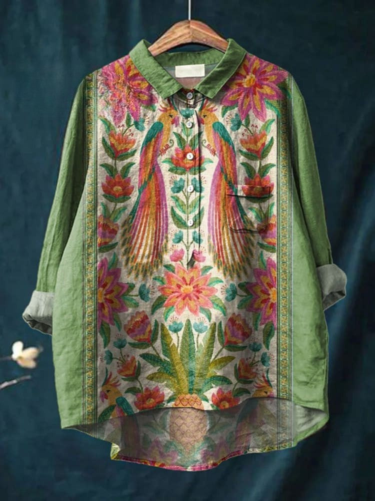 Daelyn | Paradise Birds Shirt