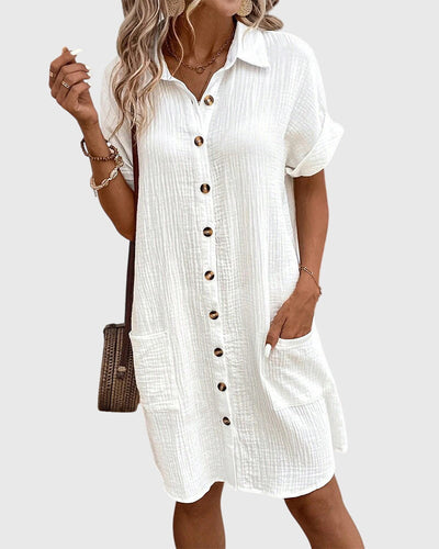 Hazel | Button-Down Casual Dress
