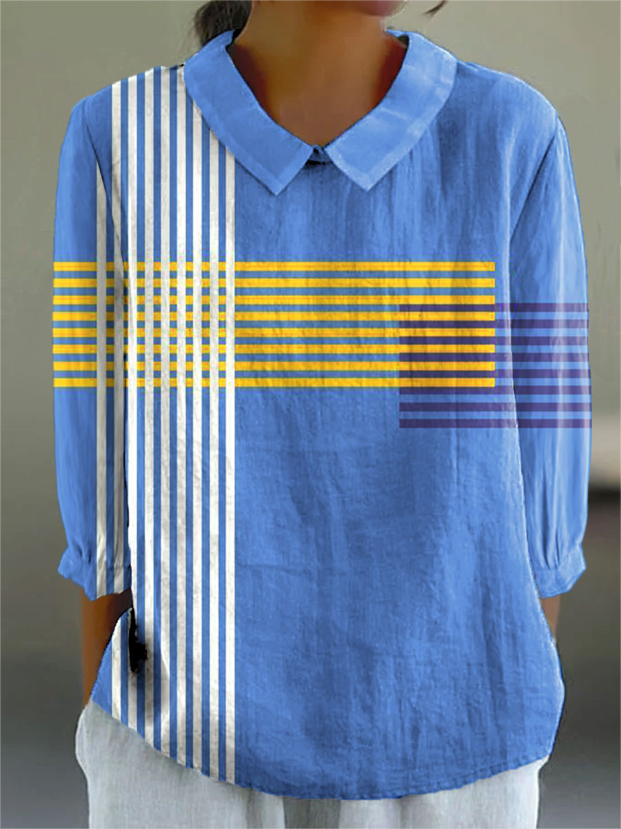 Jennifer | Stripes in Motion Blouse