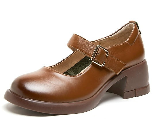 Tahlia | Chunky Mary Jane Heels