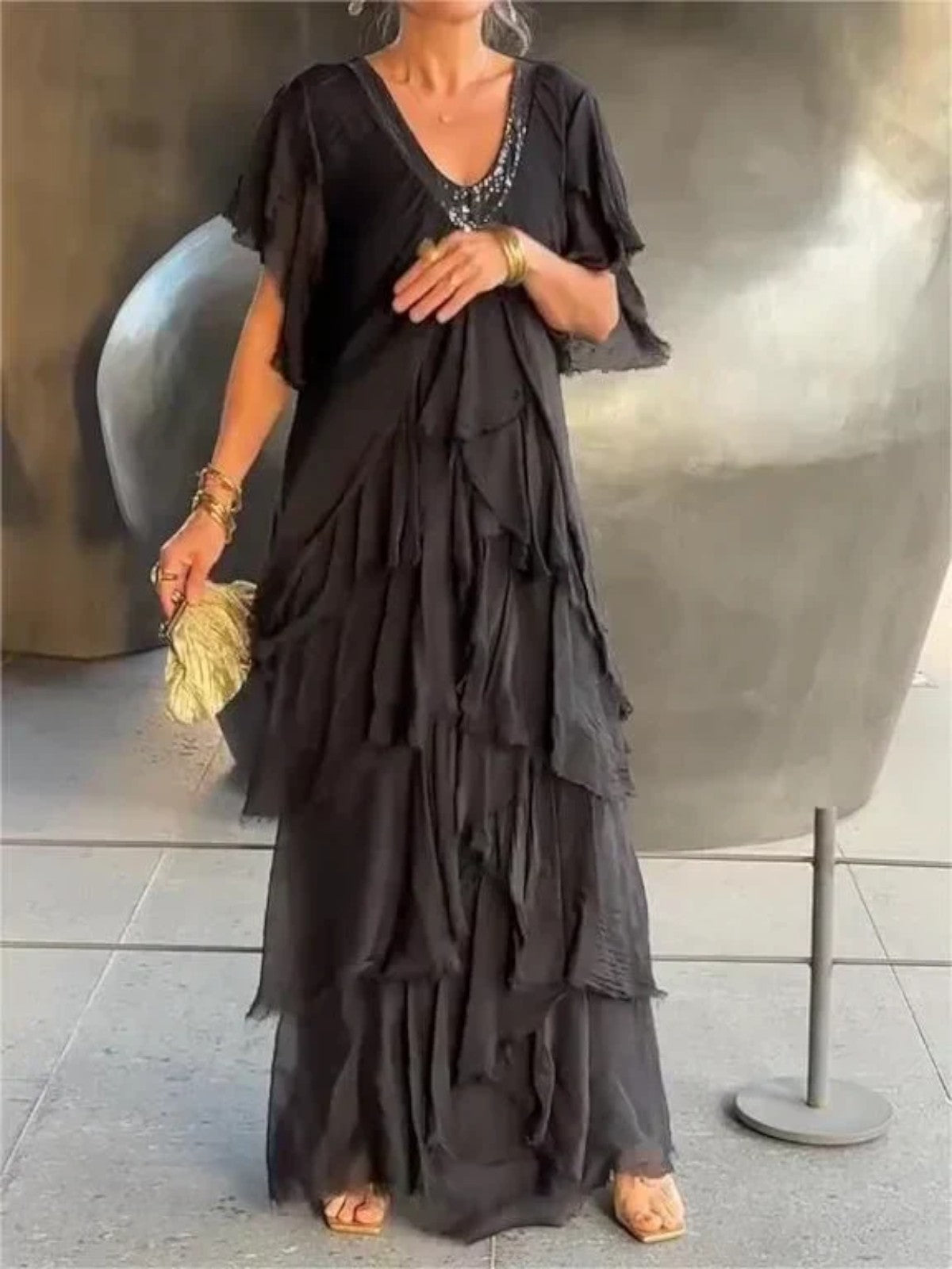 Ezra  | Layered Dress
