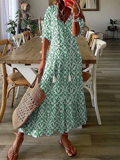 Finley | Boho Print Maxi Dress