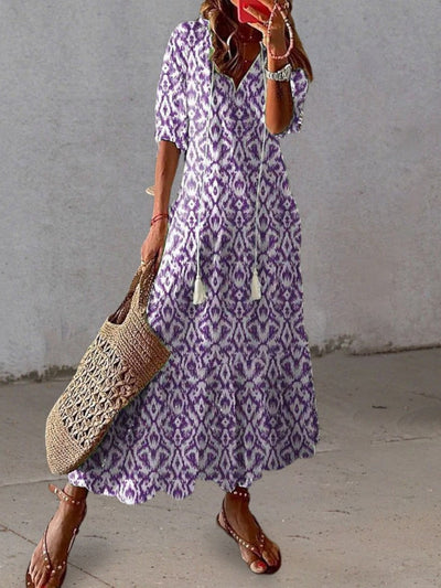 Finley | Boho Print Maxi Dress