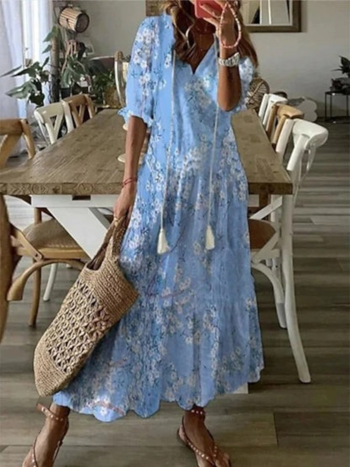 Finley | Boho Print Maxi Dress
