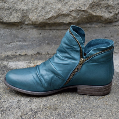 Agnete | Leather Ankle Boots