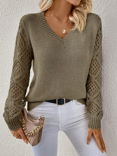 Faith | Openwork Knit Sweater