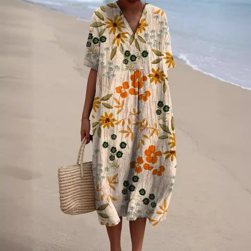 Addison | Golden Meadow Dress