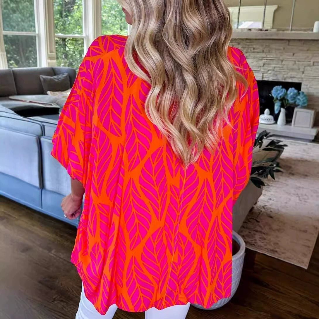 Alexis  | Vibrant Leaf Blouse