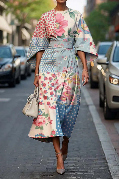 Amara | Statement Print Dress
