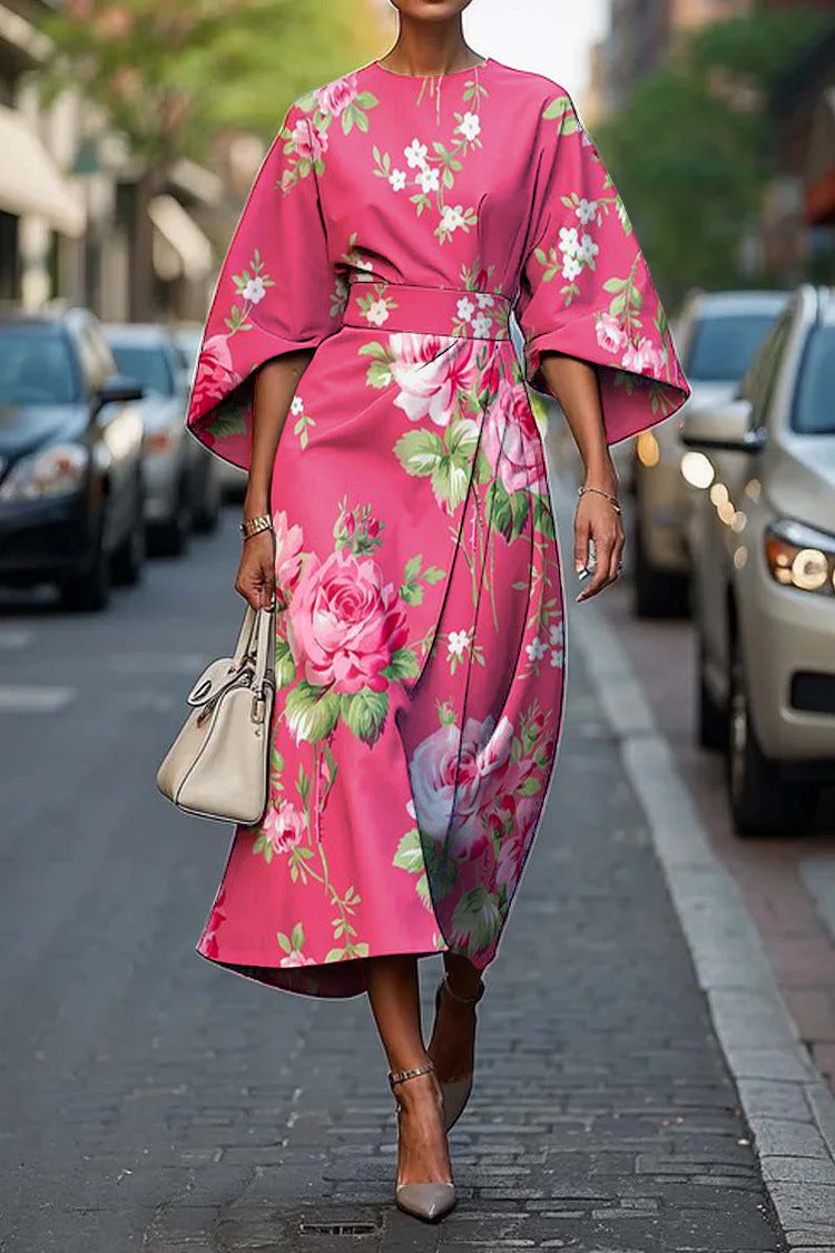 Amara | Statement Print Dress