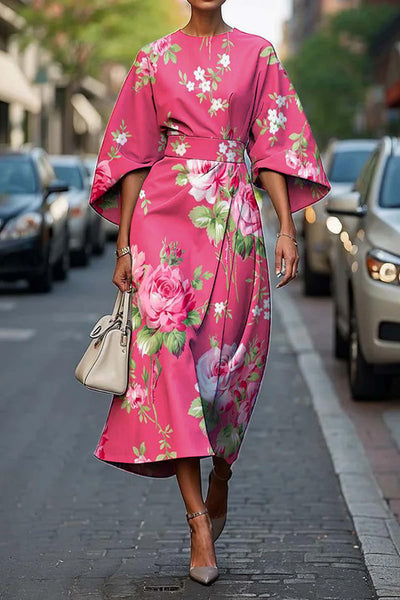 Amara | Statement Print Dress