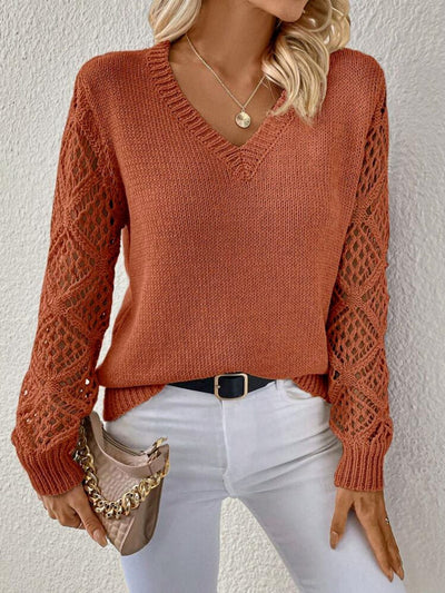 Faith | Openwork Knit Sweater