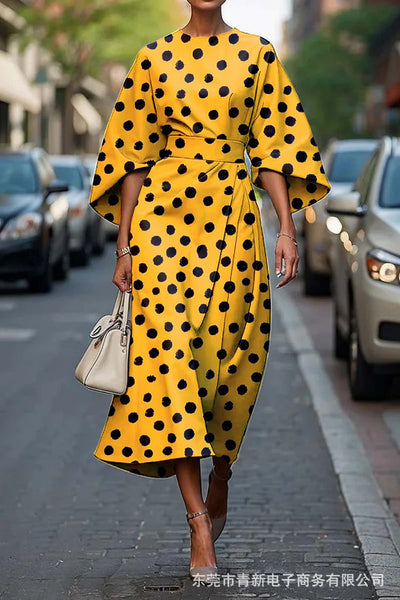 Amara | Statement Print Dress