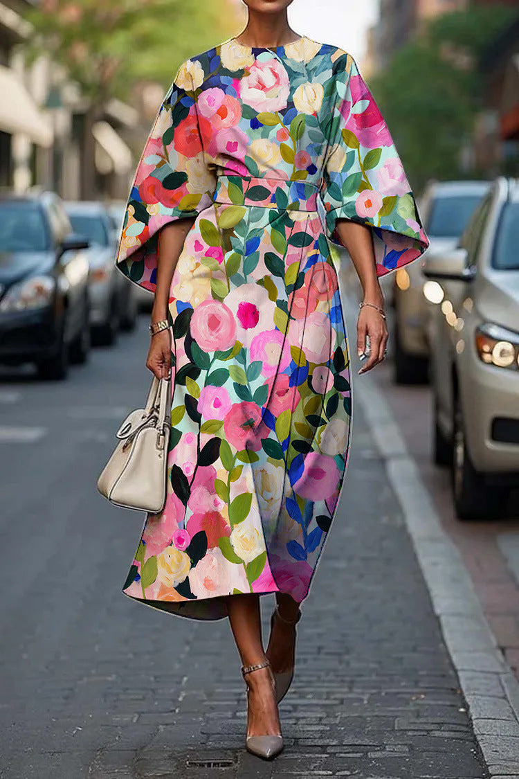 Amara | Statement Print Dress