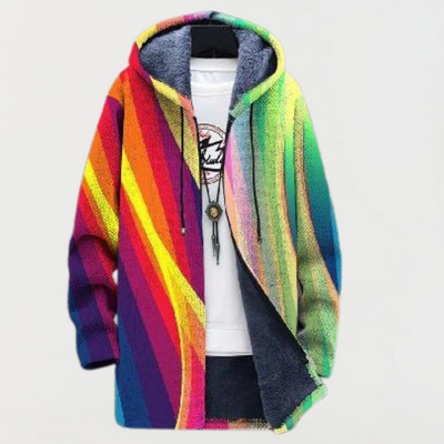 Grace | Rainbow Stripes Hoodie