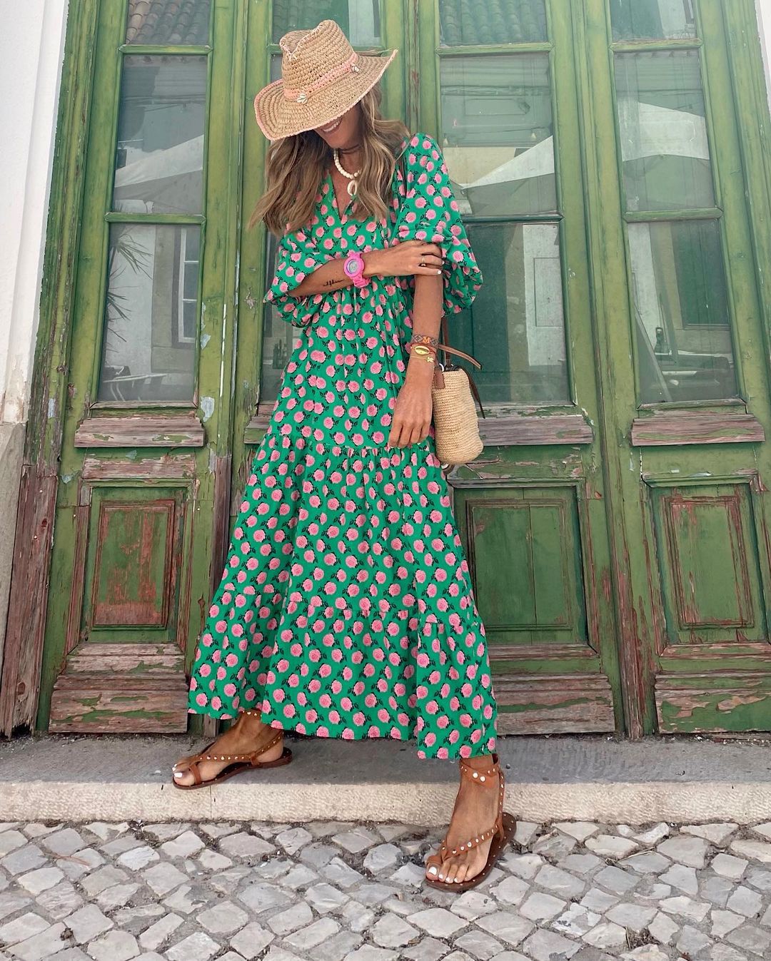 Ember | Playful Print Maxi Dress