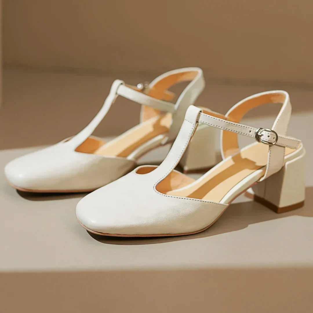 Brianna | T-Strap Block Heel Pumps