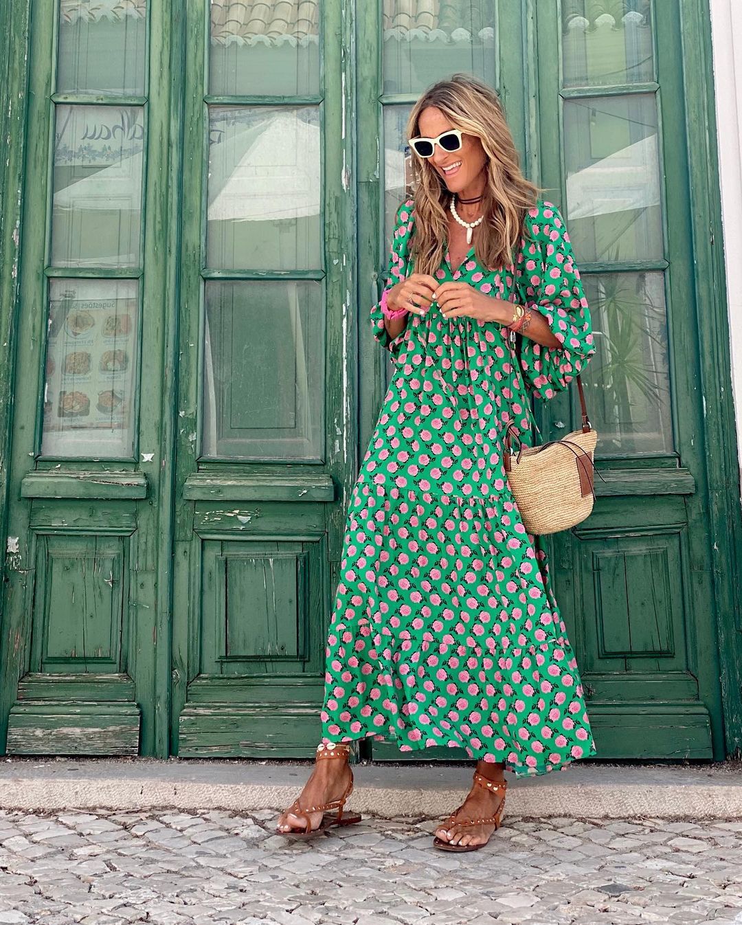 Ember | Playful Print Maxi Dress