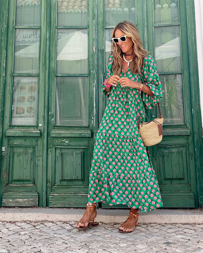 Ember | Playful Print Maxi Dress