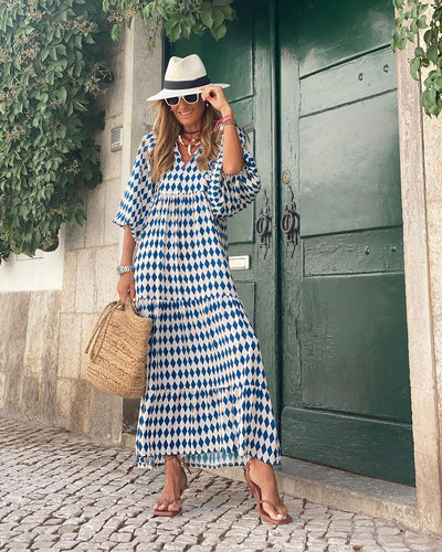 Ember | Playful Print Maxi Dress