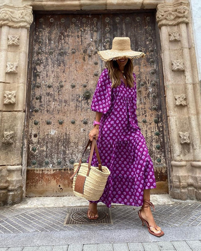 Ember | Playful Print Maxi Dress