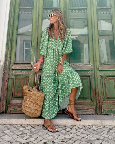 Ember | Playful Print Maxi Dress