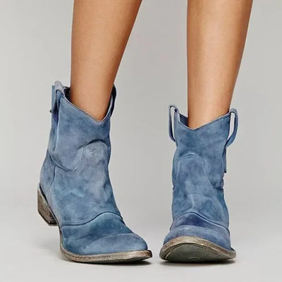 Siv | Suede Cowboy Boots