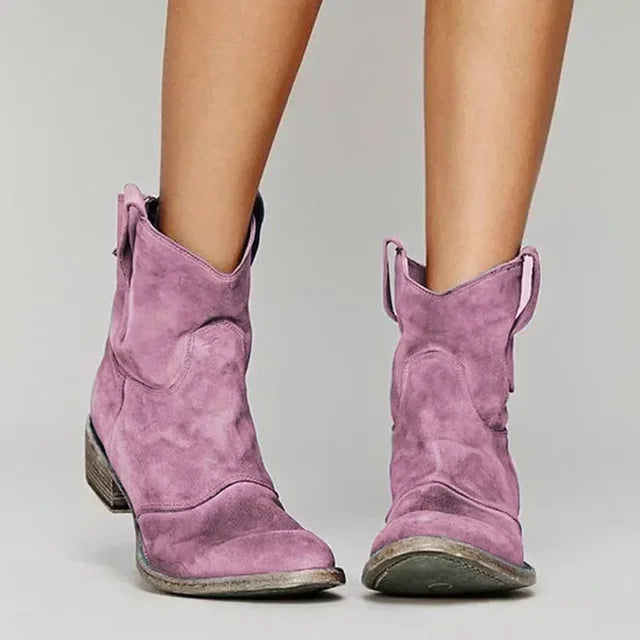 Siv | Suede Cowboy Boots