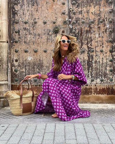 Ember | Playful Print Maxi Dress