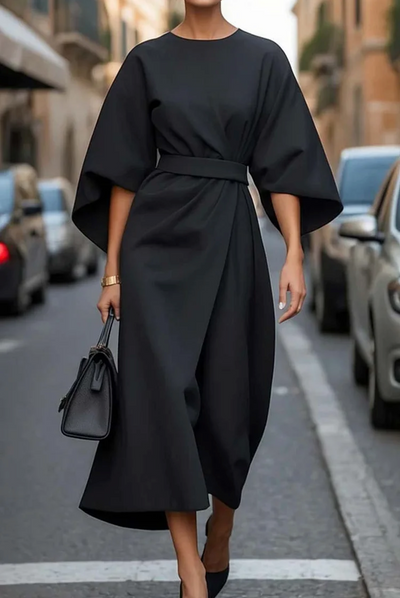 Valeria | Elegant Draped Dress