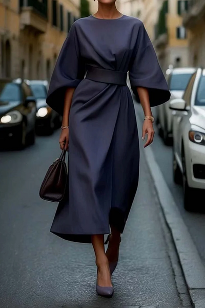 Valeria | Elegant Draped Dress
