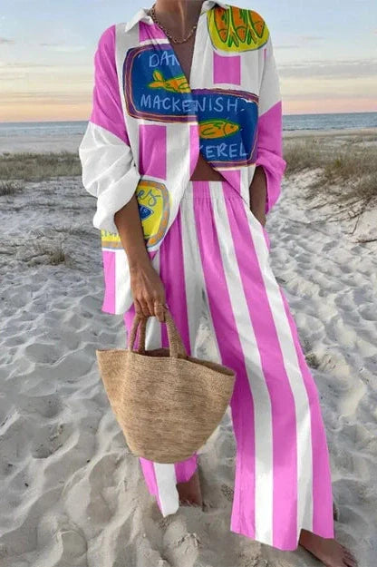 Kehlani | Coastal Stripes Set