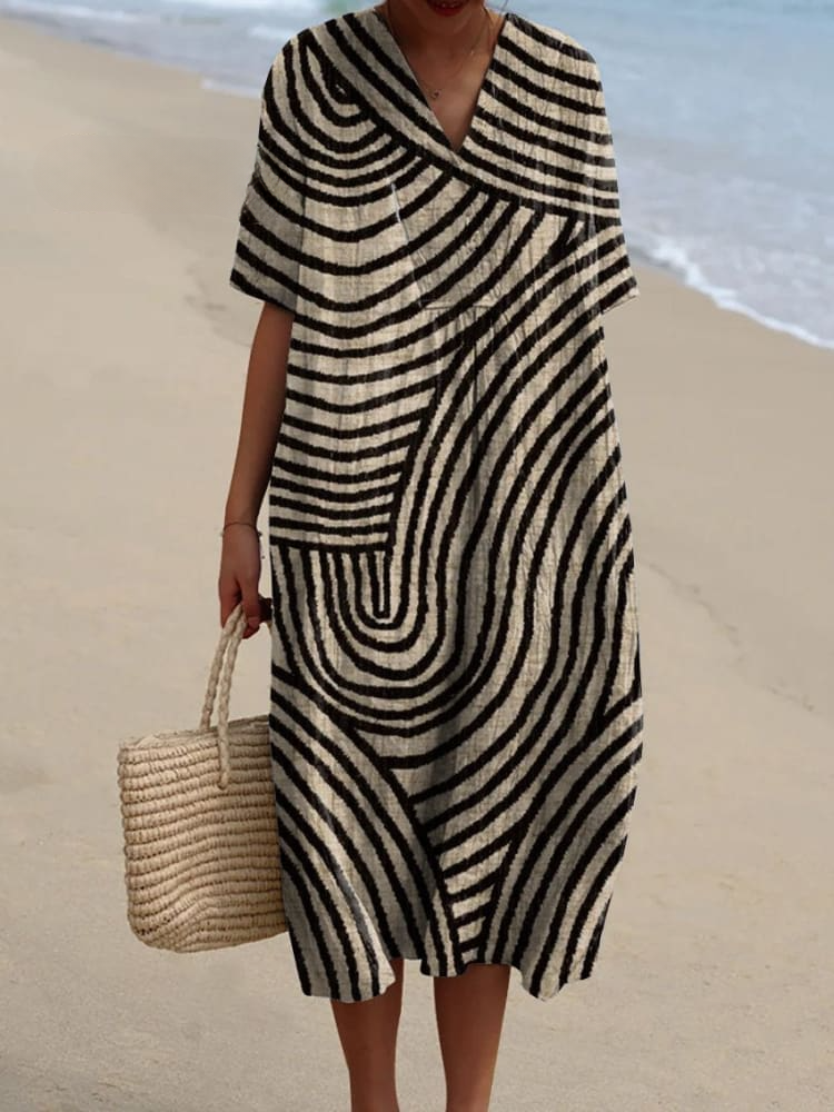 Ava  | Coastal Lines Dress