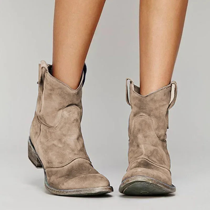 Siv | Suede Cowboy Boots