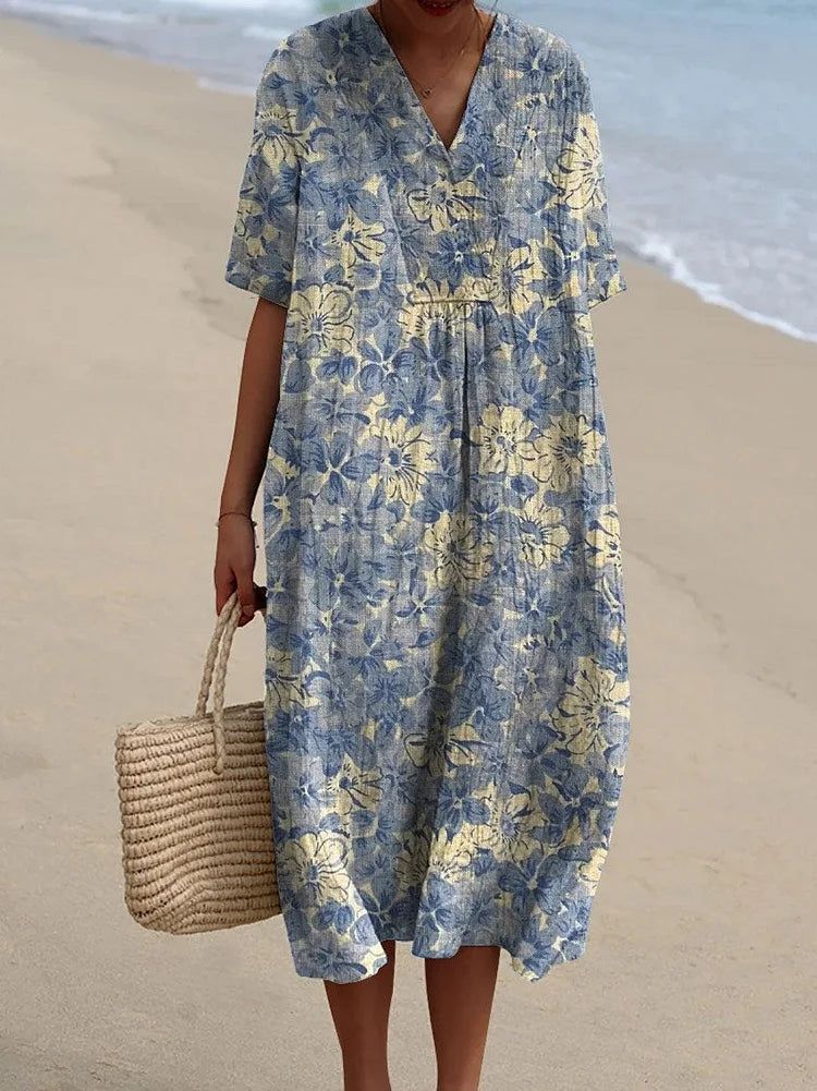 Mila | Ocean Bloom Dress