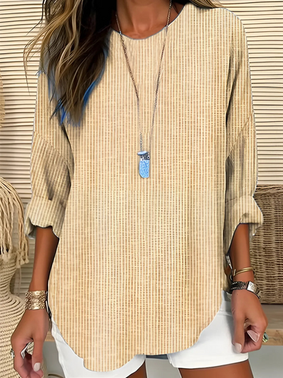 Carina | Striped Relaxed Blouse