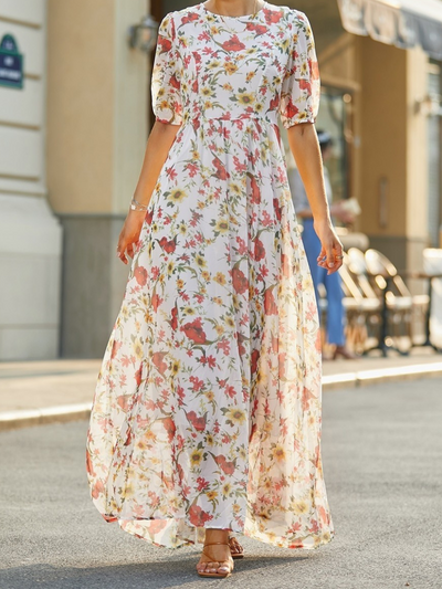 Isla | Flowing Floral Maxi Dress