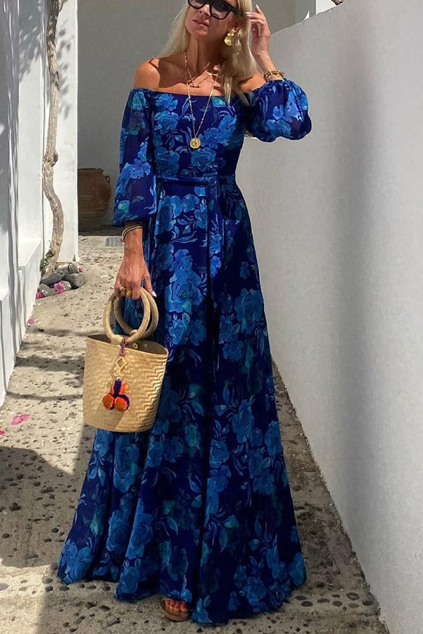 Elara | Off-Shoulder Floral Dress