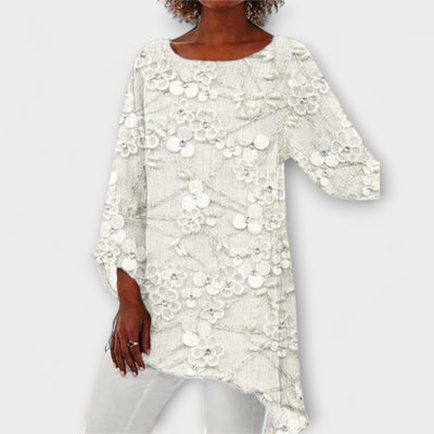 Briella | Asymmetrical Lace Blouse