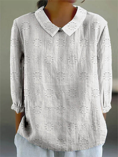 Julia | Floral Embroidery Blouse