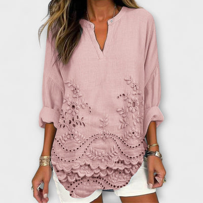 Adelaide | Embroidered Lace Blouse